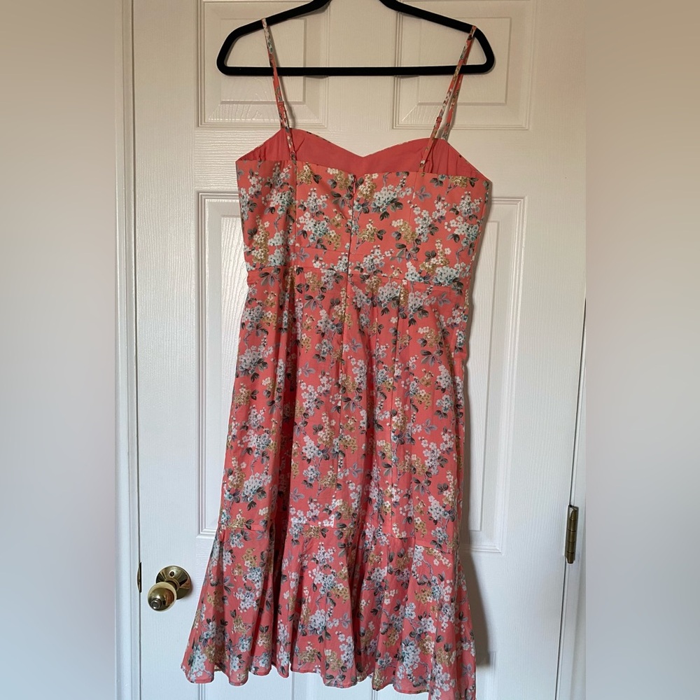 J Crew Ruffle-Hem Midi Dress in Liberty® Josephine Floral - Picture 6 of 7